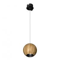 Подвесной встраиваемый светильник SPACE R130 Basic Wooden Black