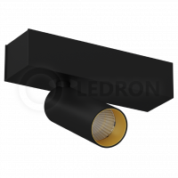 Накладной светодиодный светильник Ledron SAGITONY E S40 Black-Gold