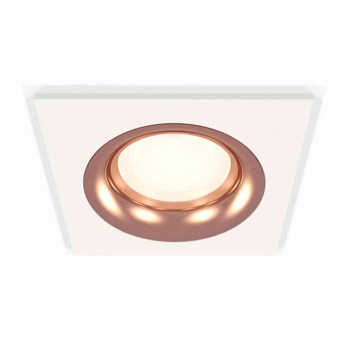 Комплект встраиваемого светильника Ambrella light Techno Spot XC7631006 SWH/PPG белый песок/золото розовое полированное (C7631, N7015)