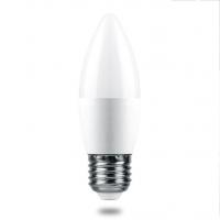 Лампа светодиодная Feron E27 7,5W 2700K Матовая LB-1307 38056