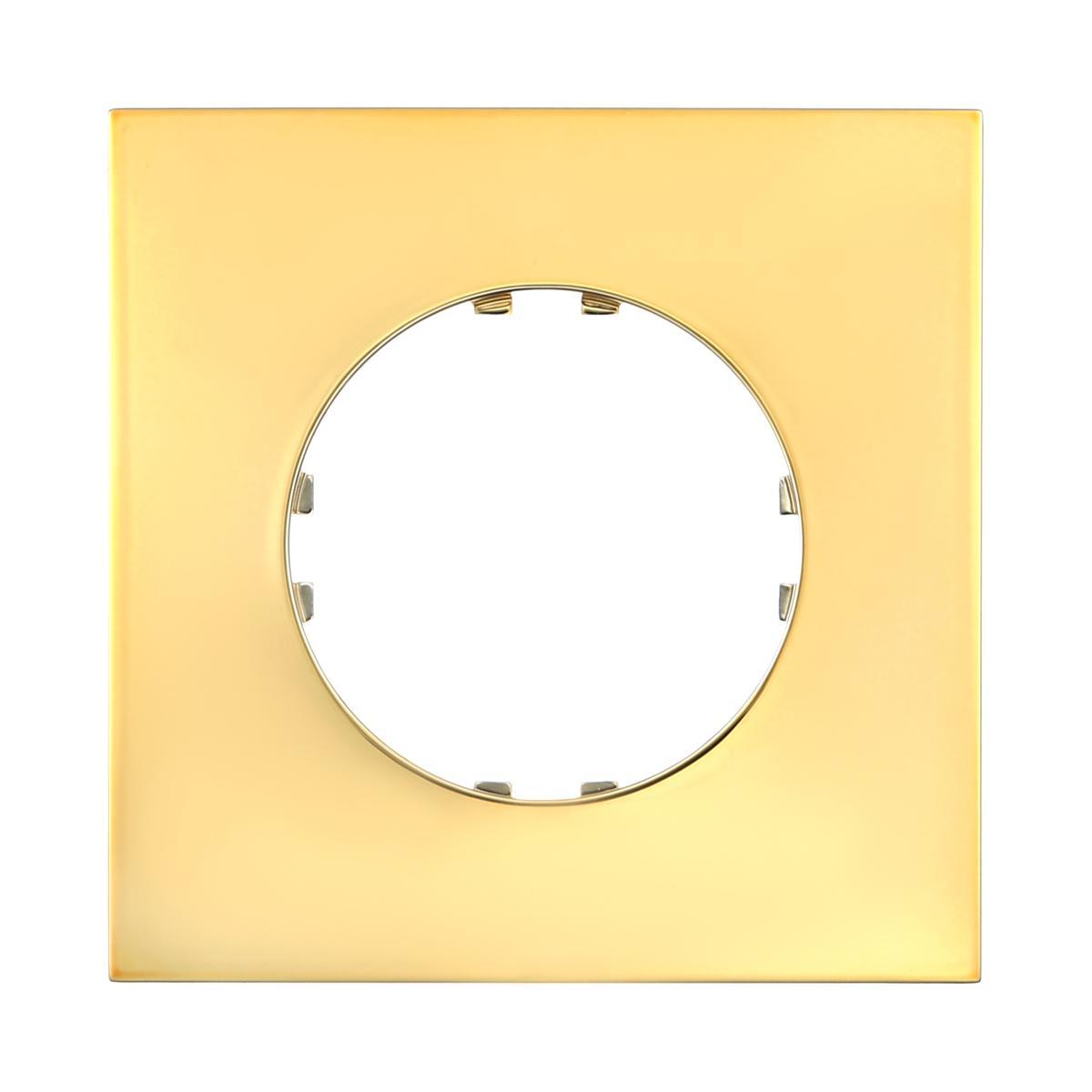 Рамка LK Studio 1-постовая квадрат (золото) Vintage-Quadro 884116-1