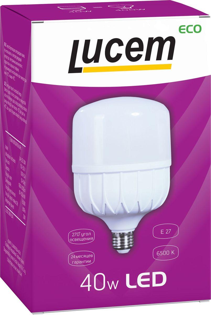 Лампа светодиодная Lucem E27 40W 6500K матовая FLLCB402765L