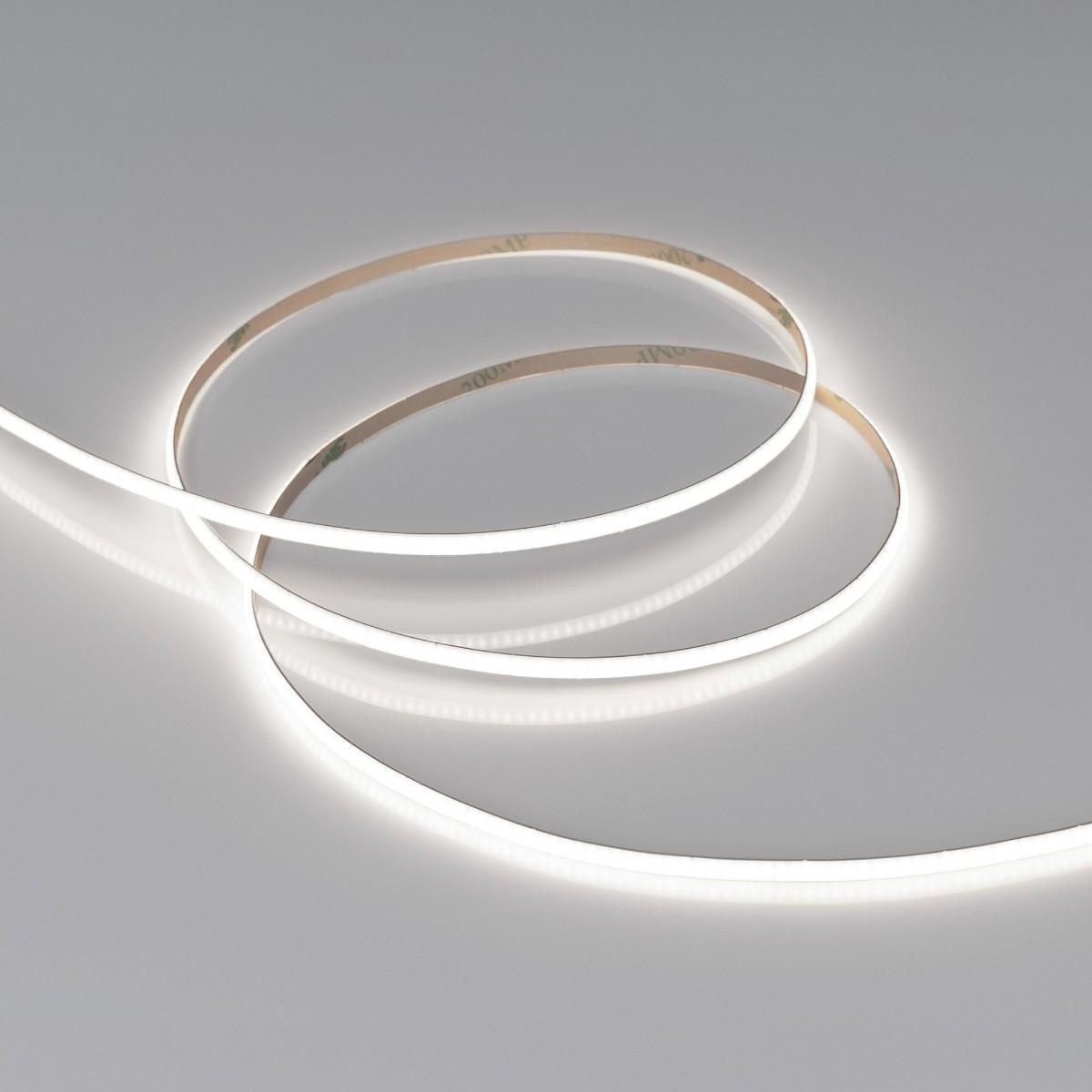 Светодиодная лента Arlight 4W/m 480LED/m CSPSMD холодный белый 3,5M COB-X480-4mm 24V White6000 039047