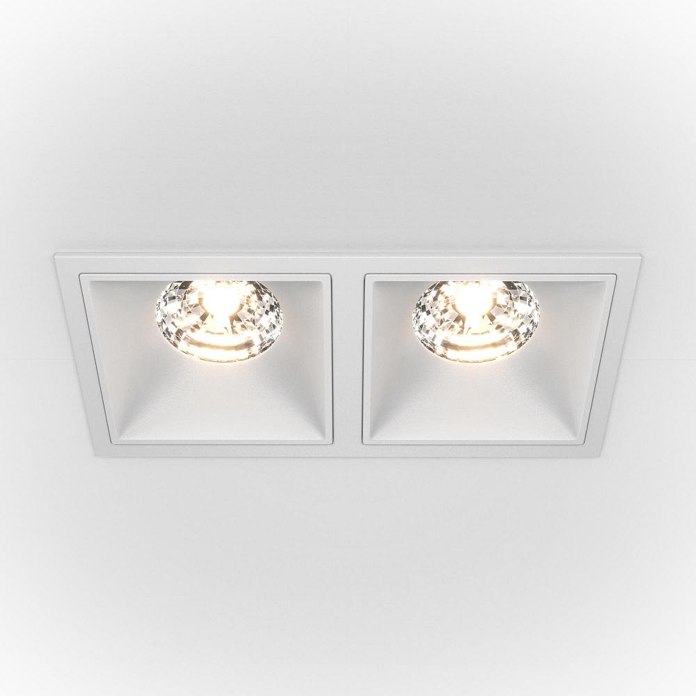 Встраиваемый светильник Maytoni Alfa LED DL043-02-15W3K-D-SQ-W
