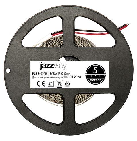 Светодиодная влагозащищенная лента Jazzway 6W/m 60Led/m 2835SMD красный 5M 5000339