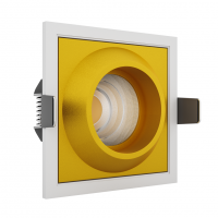 Встраиваемый светодиодный светильник Ledron GIZA SQ White-Gold LED