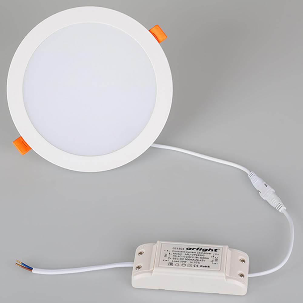 Встраиваемый светодиодный светильник Arlight DL-BL180-18W White 021439