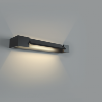 Светильник настенный GW-1068/45 Black Ledron регулируемый LED