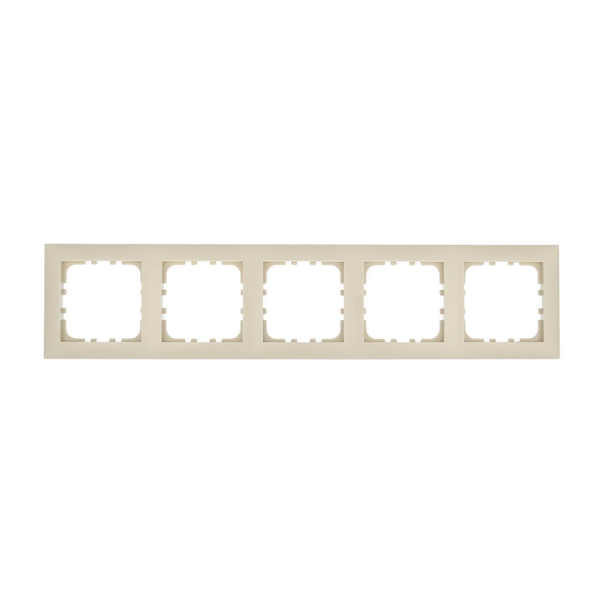 Рамка LK Studio 5-постовая (бежевый) LK60 864501-1