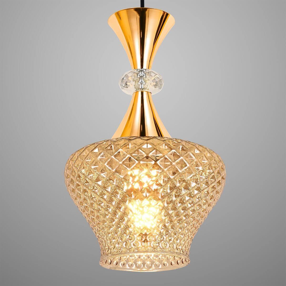 Подвесная люстра Reluce 09004-0.9-05 Amber