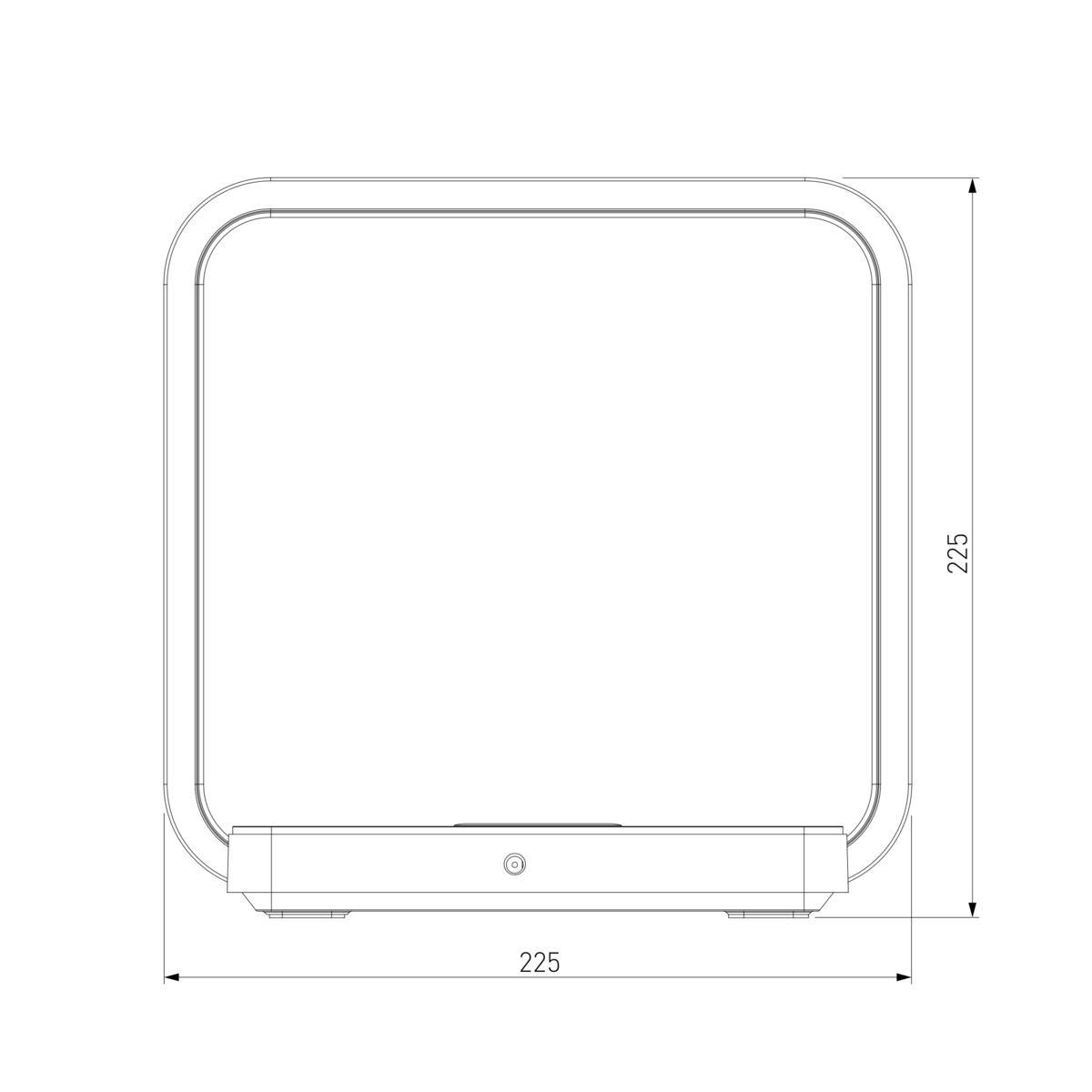 Настольная лампа Eurosvet Frame 80502/1 черный