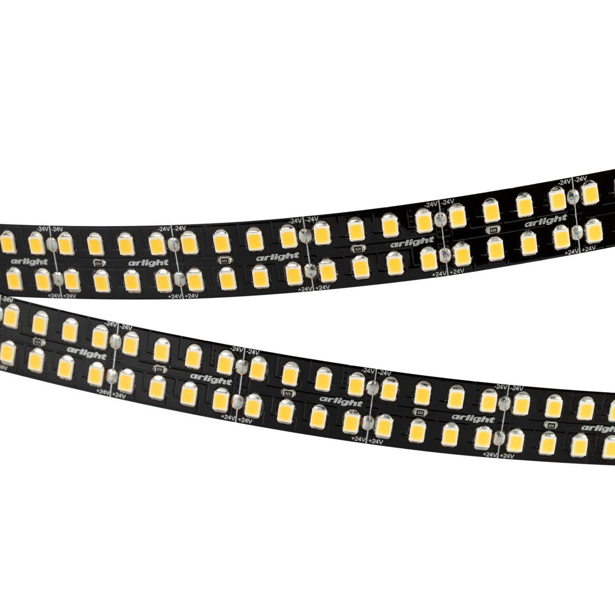 Светодиодная лента Arlight 24W/m 320LED/m 2835SMD дневной белый 5M RT-A320-BLACK-15mm 24V Day4000 032608(2)
