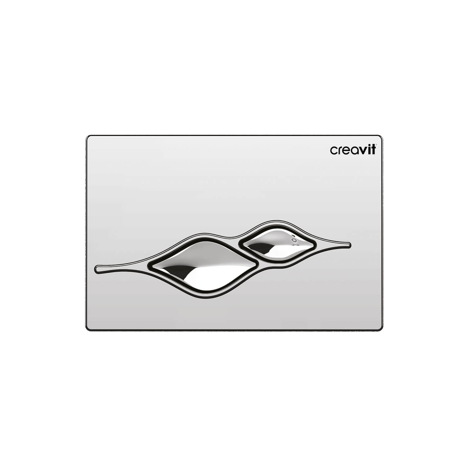 CREAVIT Кнопка для инсталляции UFO хром глянец
