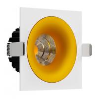 Светильник встраиваемый LeDron LOFT SQ White-Gold LED