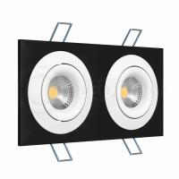 Встраиваемый светильник LeDron AO1501005 SQ2 Black-White под сменную лампу