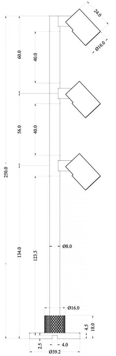 Торшер Deko-Light Herculis Triple 688042