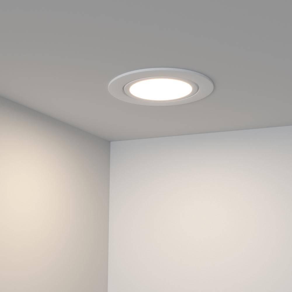 Мебельный светодиодный светильник Arlight LTM-R60WH-Frost 3W Warm White 110deg 020762
