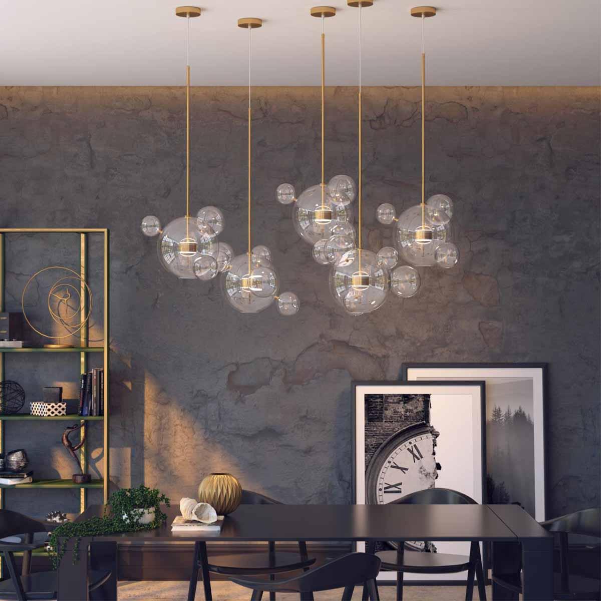 Подвесной светодиодный светильник Odeon Light L-vision Bubbles 4640/12LB