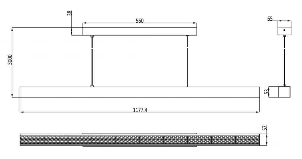 Подвесной светодиодный светильник Deko-Light Profession Down 620107