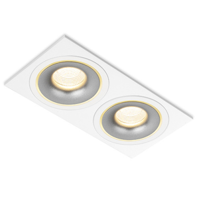 Потолочный светильник Led Technology SFERA R WS 2FW, Белый/Серый