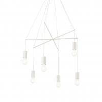 Подвесная люстра Ideal Lux Pop SP6 Bianco 186795