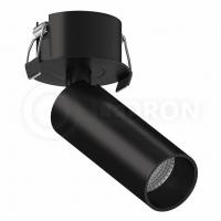Встраиваемый светодиодный светильник LeDron SAGITONY R BASIC S40 Black LED