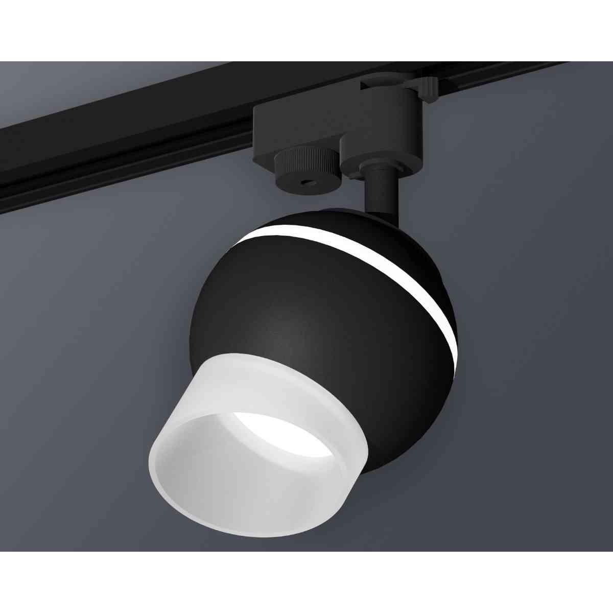Комплект трекового светильника Ambrella light Track System XT1102073 SBK/FR черный песок/белый матовый (A2521, C1102, N7175)