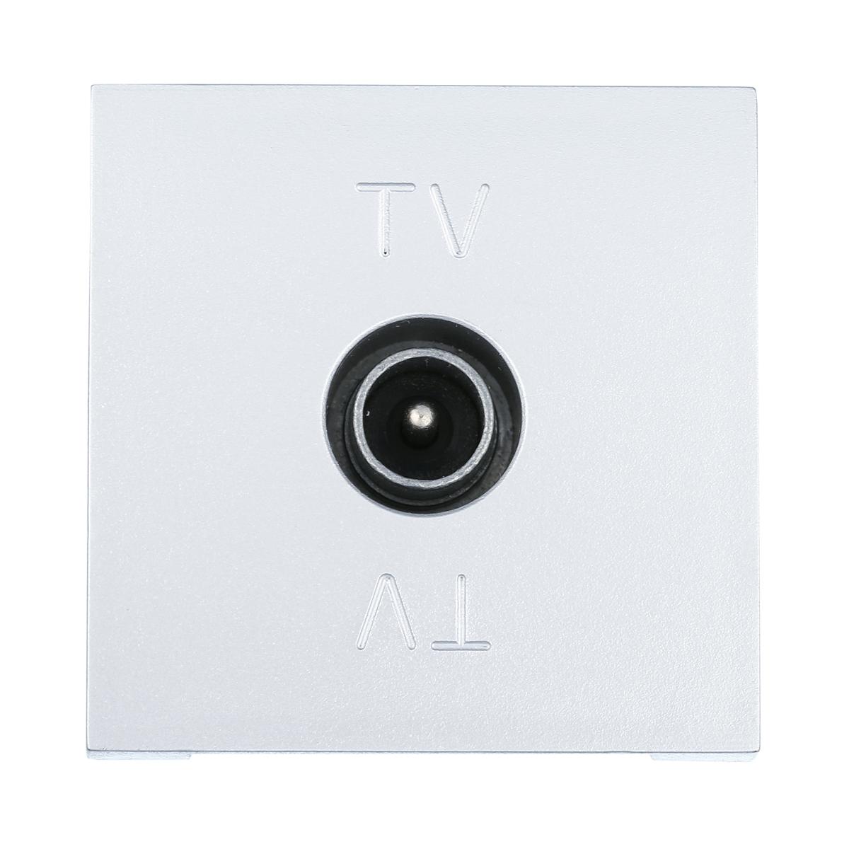 Розетка LK Studio TV оконечная (серебристы йметаллик) LK45 852103-1