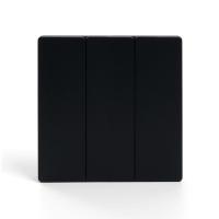 Выключатель трехклавишный беспроводной Feron Smart черный TM83 41724