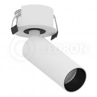 Встраиваемый светодиодный светильник LeDron SAGITONY R BASIC S40 White-Black LED