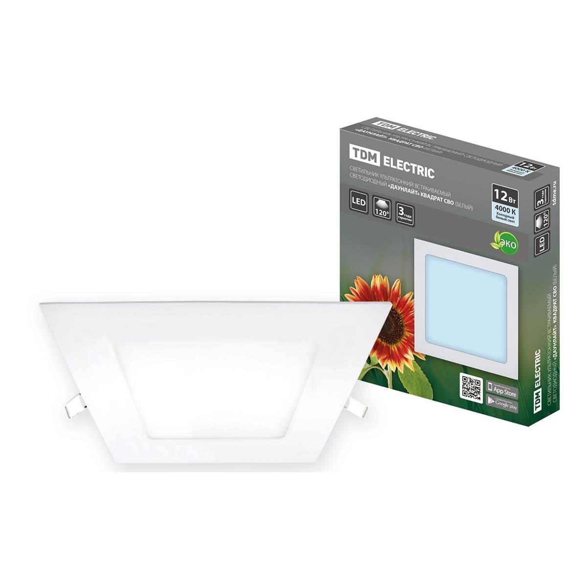 Встраиваемый светодиодный светильник TDM Electric Даунлайт СВО SQ0329-0118