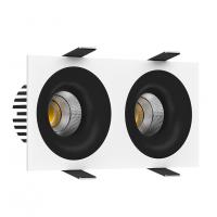 Светильник встраиваемый LeDron LOFT SQ2 White-Black LED