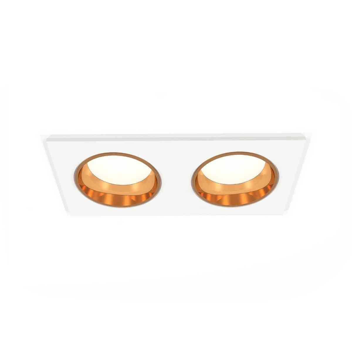 Комплект встраиваемого светильника Ambrella light Techno Spot XC6525004 SWH/PYG белый песок/золото желтое полированное (C6525, N6113)