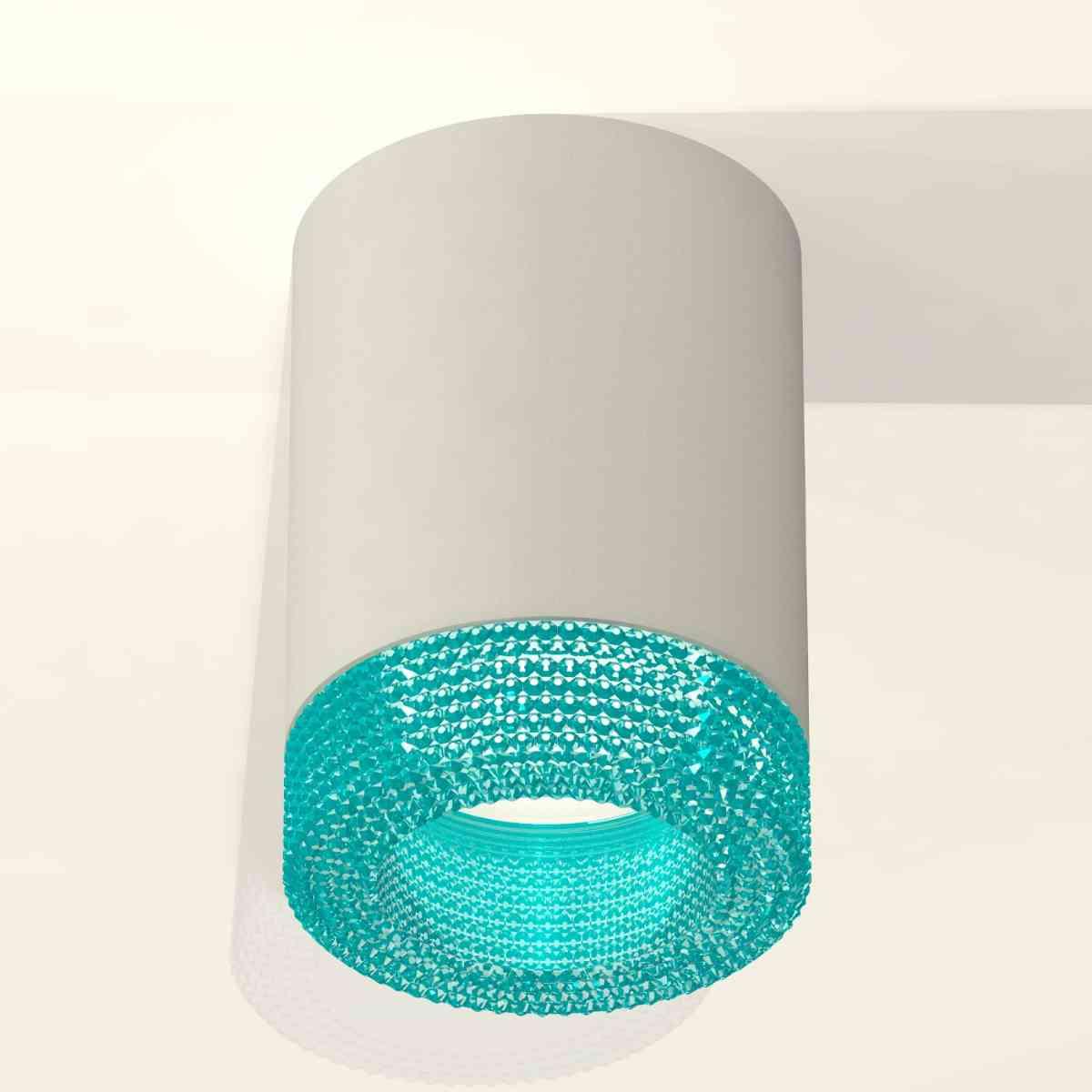 Комплект накладного светильника Ambrella light Techno Spot XS7423004 SGR/BL серый песок/голубой (C7423, N7194)