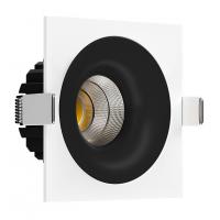 Светильник встраиваемый LeDron LOFT SQ White-Black LED