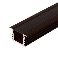 Профиль PDS-F-2000 ANOD Brown Deep (Arlight, Алюминий)