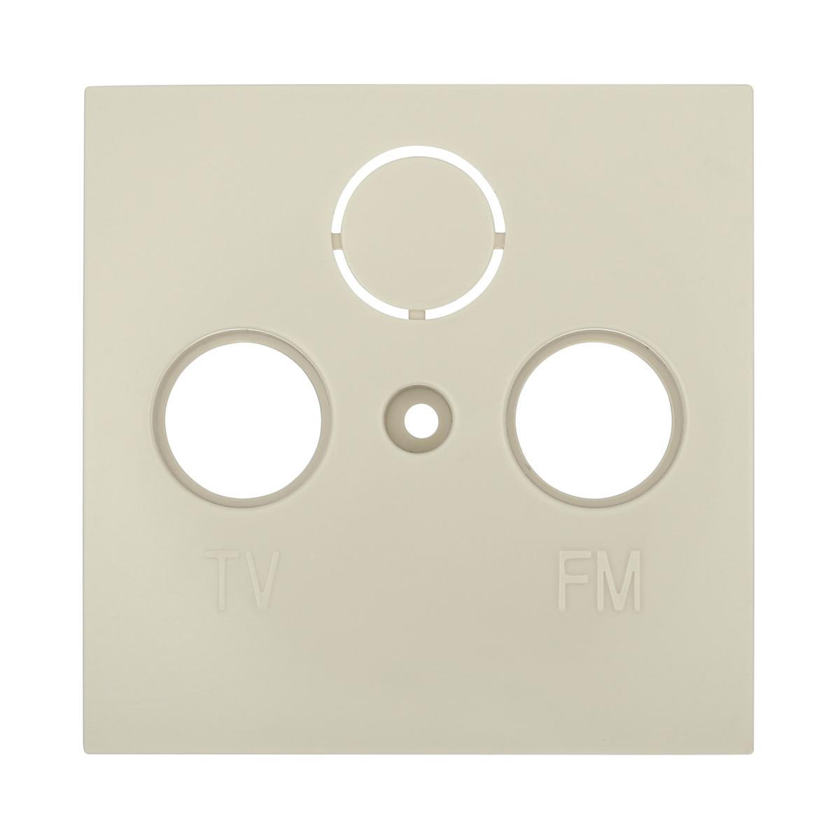 Накладка LK Studio розетки TV+FM+SAT, 2(3) отверстия (бежевый) LK60 865201-1