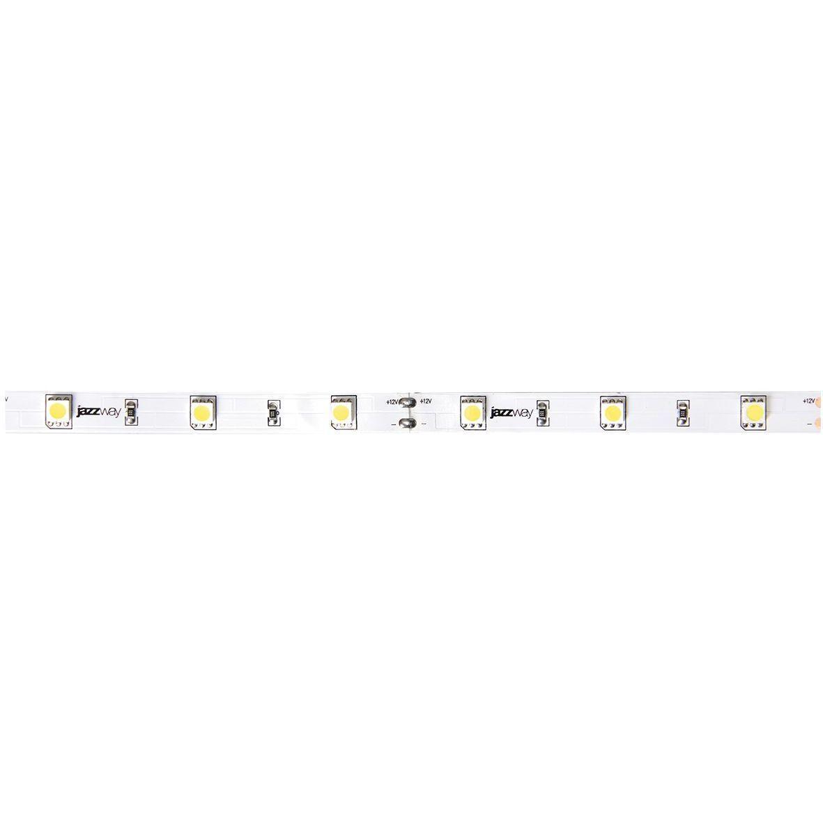 Светодиодная влагозащищенная лента Jazzway 7,2W/m 30Led/m 5050SMD теплый белый 5M 3327538