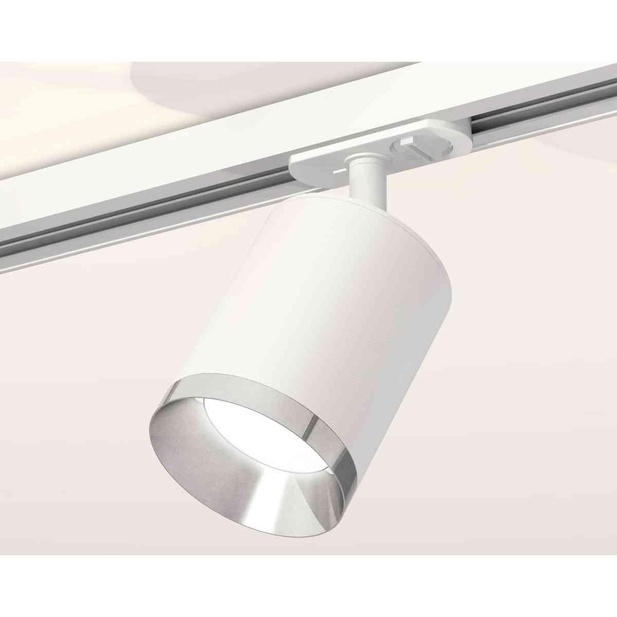 Комплект трекового светильника Ambrella light Track System XT7421003 SWH/PSL белый песок/серебро полированное (A2536, C7421, N7032)