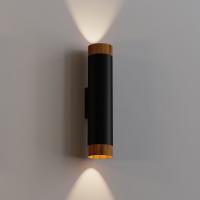 Настенный светильник Danny mini 2 WS-GU10 Black Wooden Ledron