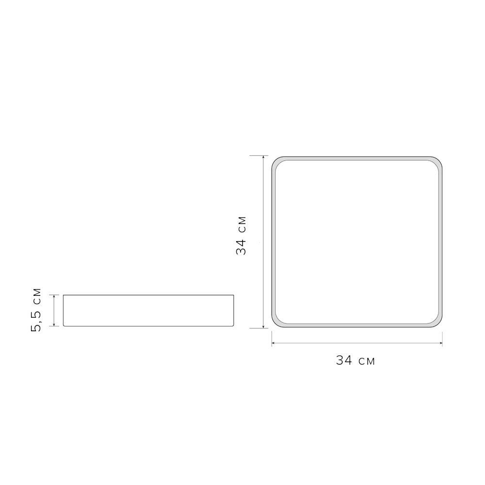 Потолочный светодиодный светильник Jazzway PPB Sсandic-S 5037311