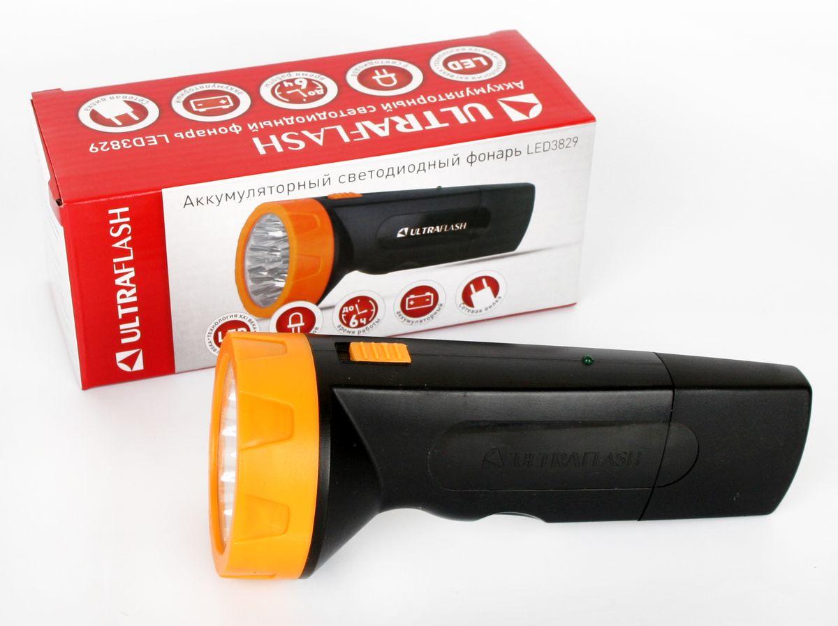 Рабочий светодиодный фонарь Ultraflash Accu Profi аккумуляторный 160х70 18 лм LED3829  11240