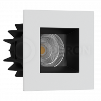 Светильник встраиваемый FAST TOP SQ MINI White-Black LeDron неповоротный LED