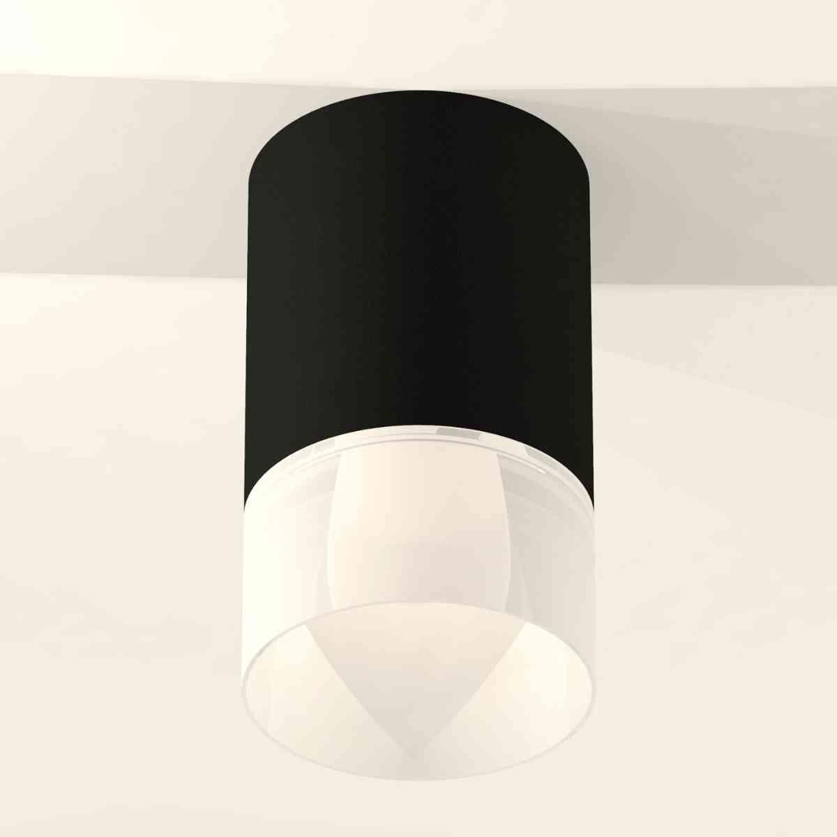 Комплект накладного светильника Ambrella light Techno Spot XS7422025 SBK/FR черный песок/белый матовый (C7422, N7170)