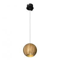 Подвесной встраиваемый светильник SPACE R130 Basic Wooden Black-Gold