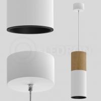 Подвесной светодиодный светильник Ledron SLC7392/12W-PB White-Black