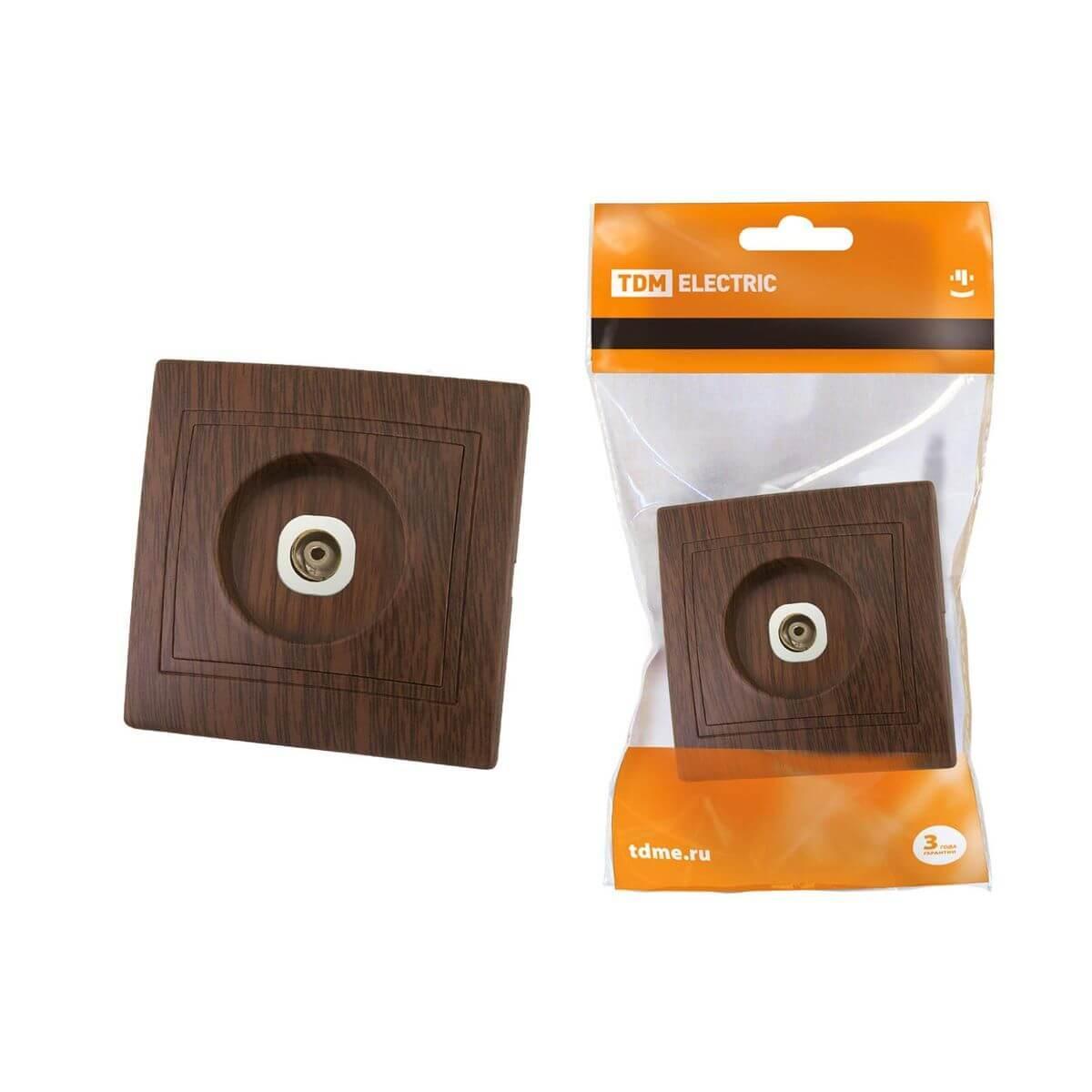 Розетка TV TDM Electric Таймыр бук SQ1814-0322