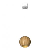 Подвесной светильник SPACE R130 Wooden White-Gold