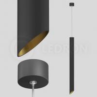 Подвесной светодиодный светильник Ledron SLC78008-7W-75-P Black-Gold