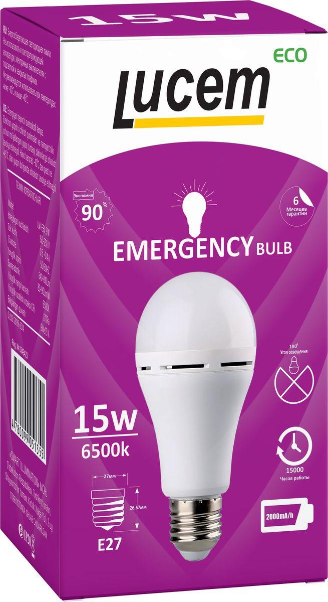 Лампа светодиодная Lucem E27 15W 6500K матовая FLEBL152765L
